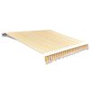 Awning Top Canvas Sunflower Yellow & White 13'x9' 10" (Frame Not Included)