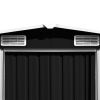 Garden Shed 101.2"x195.7"x70" Metal Anthracite
