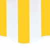 Awning Top Sunshade Canvas Orange & White 137.8"x250"