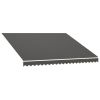 Awning Top Sunshade Canvas Anthracite 118.1"x250"