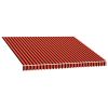 Awning Top Sunshade Canvas Orange & Brown 157.5"x300"