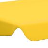 Replacement Canopy for Garden Swing Yellow 89"x73.2" 270 g/m2