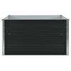 Raised Garden Bed 39.4"x39.4"x17.7" Galvanised Steel Anthracite