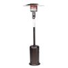 Propane Patio Heater with Wheels Outdoor Heater 47,000BTU Brown