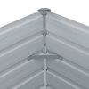 Raised Garden Bed 39.4"x39.4"x17.7" Galvanised Steel Anthracite