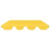 Replacement Canopy for Garden Swing Yellow 89"x73.2" 270 g/m2