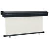Balcony Side Awning 63"x98.4" Cream