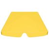 Replacement Canopy for Garden Swing Yellow 89"x73.2" 270 g/m2