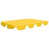 Replacement Canopy for Garden Swing Yellow 89"x73.2" 270 g/m2