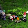 Mini Resin Moss Micro Landscape Decoration Outdoor Fairy Miniature Garden Dwarf Ornaments Handicraft
