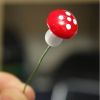 10/20/50/100 Pcs 2cm Artificial Mini Mushroom Miniatures Fairy Garden Moss Crafts Decorations