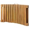 Patio Sun Lounger with Cushion Solid Acacia Wood